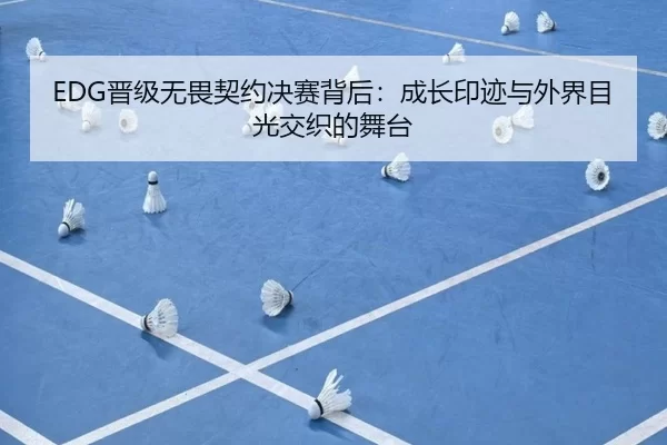 EDG晋级无畏契约决赛背后：成长印迹与外界目光交织的舞台 | hth